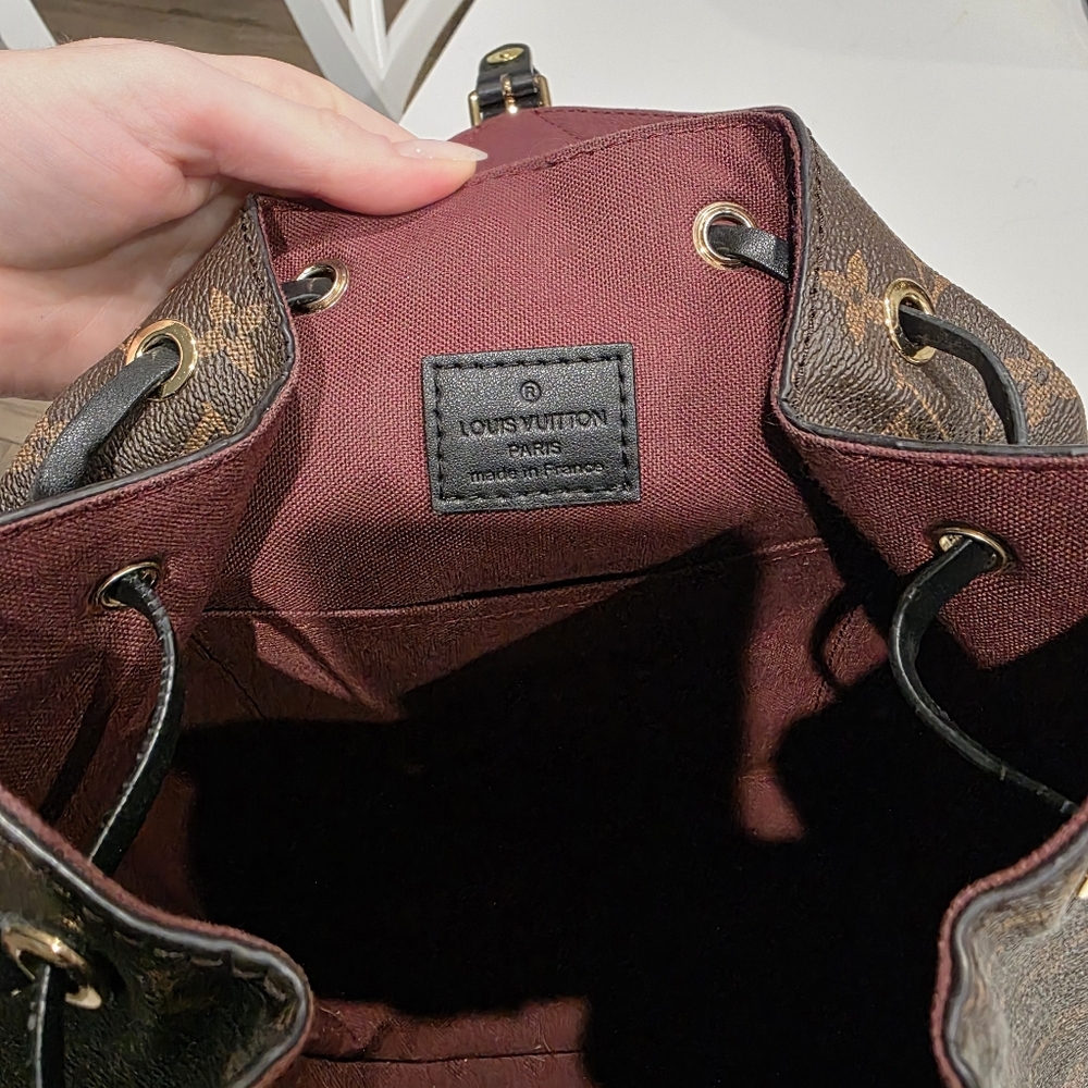 Monogram Brown Backpack - Picture 2 of 6